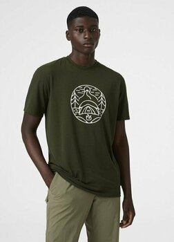 Outdoor T-Shirt Helly Hansen Skog Recycled Graphic Forest Night 2XL T-Shirt - 3