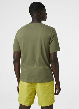 Outdoor T-Shirt Helly Hansen F2F Organic Cotton Lav Green L T-Shirt - 4