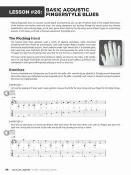 Music sheet for guitars and bass guitars Hal Leonard Chad Johnson/John Heussenstamm: 100 Blues Lessons Music Book - 6