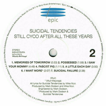 Disco de vinil Suicidal Tendencies - Still Cyco After All These Years (LP) - 3