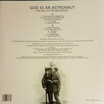 LP ploča God Is An Astronaut - The End Of The Beginning (Gold Vinyl) (LP) - 5