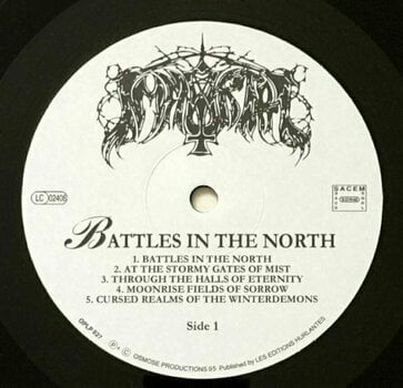 Vinyylilevy Immortal - Battles In The North (LP) - 2