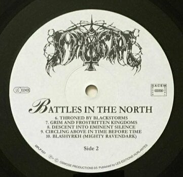 Vinyl Record Immortal - Battles In The North (LP) - 3