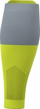 Calf covers for runners Compressport R2V2 Calf Sleeves Lime/Grey T1 Calf covers for runners - 5