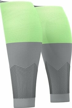 Calf covers for runners Compressport R2V2 Calf Sleeves Paradise Green T4 Calf covers for runners - 2