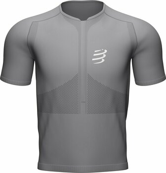 Running t-shirt with short sleeves
 Compressport Trail Half-Zip Fitted SS Top Alloy S Running t-shirt with short sleeves - 2