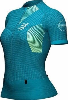 Running t-shirt with short sleeves
 Compressport Trail Postural SS Top W Enamel/Paradise Green L Running t-shirt with short sleeves - 3