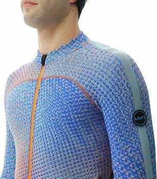 T-shirt/casaco com capuz para esqui UYN Cross Country Skiing Specter Outwear Blue Sunset S Casaco - 5