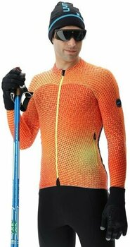 T-shirt/casaco com capuz para esqui UYN Cross Country Skiing Specter Outwear Orange Ginger M Casaco - 9