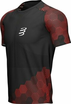 Tricou cu mânecă scurtă pentru alergare Compressport Racing SS Tshirt M Negru/Roșu L Tricou cu mânecă scurtă pentru alergare - 8