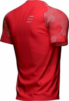 Løbe t-shirt med korte ærmer Compressport Racing SS Tshirt M Red/White XL Løbe t-shirt med korte ærmer - 4