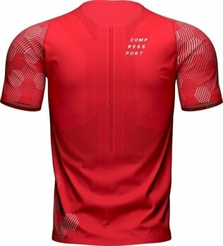 Koszulka do biegania z krótkim rękawem Compressport Racing SS Tshirt M Red/White XL Koszulka do biegania z krótkim rękawem - 5