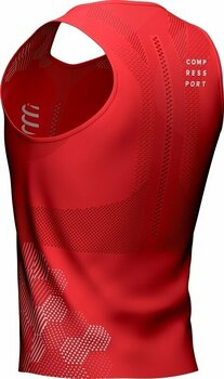 Laufunterhemd Compressport Pro Racing Singlet M Red/White S Laufunterhemd - 6