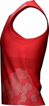Laufunterhemd Compressport Pro Racing Singlet M Red/White S Laufunterhemd - 7