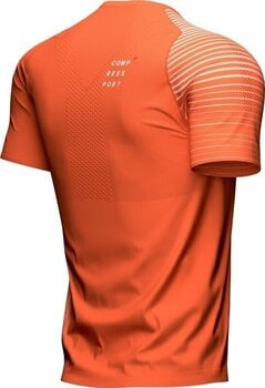Тениска с къс ръкав за бягане Compressport Performance SS Tshirt M Orangeade/Fjord Blue XL Тениска с къс ръкав за бягане - 4
