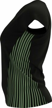 Löpartröja med kort ärm Compressport Performance SS Tshirt W Black/Paradise Green L Löpartröja med kort ärm - 4