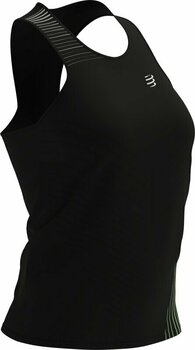 Bluze fără mâneci pentru alergare
 Compressport Performance Singlet W Black/Paradise Green L Bluze fără mâneci pentru alergare - 2