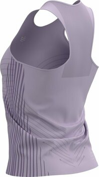 Tops de corrida sem mangas Compressport Performance Singlet W Orchid Petal/Purple XS Tops de corrida sem mangas - 6