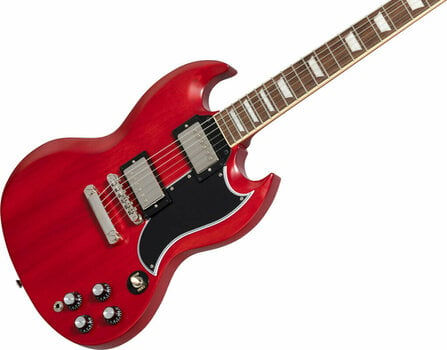 Elektriska gitarrer Epiphone 1961 Les Paul SG Standard Aged Sixties Cherry - 4