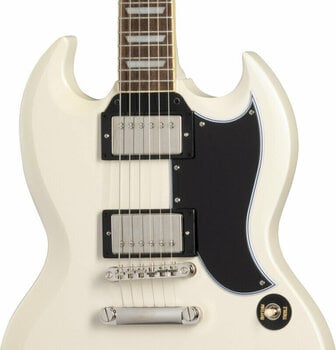 Elektriska gitarrer Epiphone 1961 Les Paul SG Standard Aged Classic White - 5