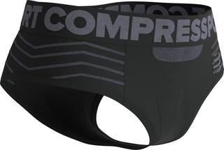Futó aláöltözetek Compressport Seamless Boxer W Black/Grey - 1