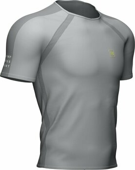 Koszulka do biegania z krótkim rękawem Compressport Training SS Tshirt M Alloy/Primerose M Koszulka do biegania z krótkim rękawem - 2