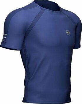 Koszulka do biegania z krótkim rękawem Compressport Training SS Tshirt M Sodalite/Primerose M Koszulka do biegania z krótkim rękawem - 2