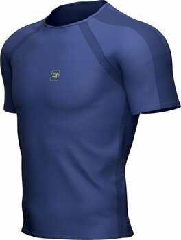 Bežecké tričko s krátkym rukávom Compressport Training SS Tshirt M Sodalite/Primerose M Bežecké tričko s krátkym rukávom - 8