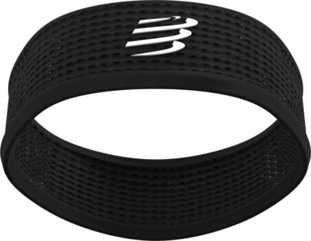 Pannband för löpning Compressport Thin Headband On/Off Black UNI Pannband för löpning - 2