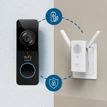 Systèmes de caméras intelligentes Anker Eufy Battery Doorbell Slim 1080p BK Add On Only Noir Systèmes de caméras intelligentes - 11