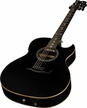 elektroakustisk gitarr Dean Guitars Exhibition A/E Black Satin - 3
