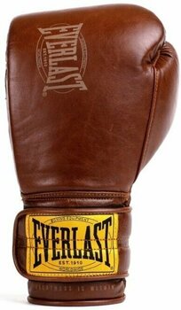 Boxerské a MMA rukavice Everlast 1912 H&L Sparring Gloves Brown 12 oz - 2