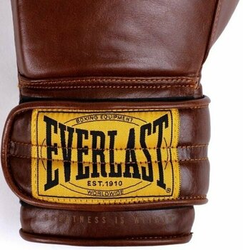 Mănușă de box și MMA Everlast 1912 H&L Sparring Gloves Brown 12 oz - 6