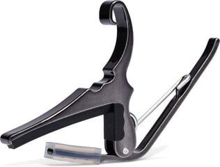 Capodaster voor gitaar met metalen snaren Kyser Quick-Change Black Chrome Capodaster voor gitaar met metalen snaren - 1