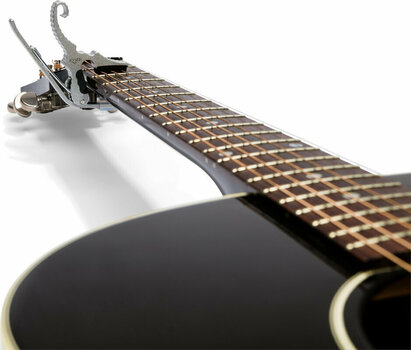 Kapodaster pre gitaru s kovovými strunami Kyser Short-Cut Silver - 3