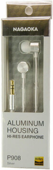 In-Ear Headphones Nagaoka P908 Silver In-Ear Headphones - 2