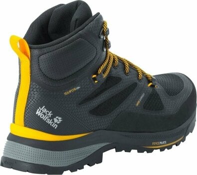 Pánské outdoorové boty Jack Wolfskin Force Striker Texapore Mid Black/Burly Yellow XT 44 Pánské outdoorové boty - 3
