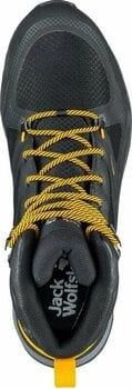 Moški pohodni čevlji Jack Wolfskin Force Striker Texapore Mid Black/Burly Yellow XT 44 Moški pohodni čevlji - 5