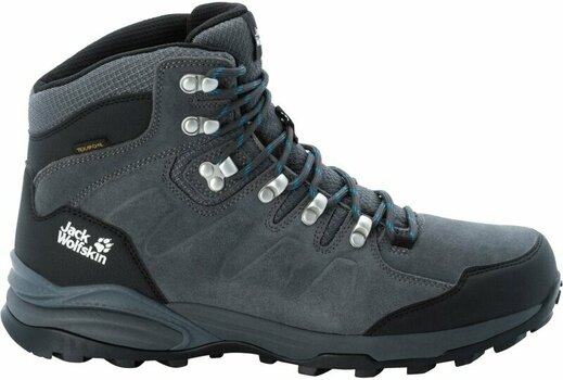 Mens Outdoor Shoes Jack Wolfskin Refugio Texapore Mid Grey/Black 42 Mens Outdoor Shoes - 2