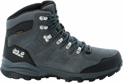 Mens Outdoor Shoes Jack Wolfskin Refugio Texapore Mid Grey/Black 42,5 Mens Outdoor Shoes - 2