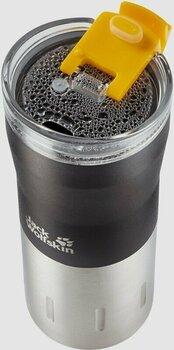 Copo ecológico, caneca térmica Jack Wolfskin Kariba 0.5 Black 500 ml Thermo Mug - 3