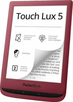 Čítačka kníh PocketBook 628 Touch Lux 5 - Ruby Red - 6