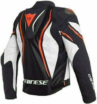 Textile Jacket Dainese Estrema Air Black/White/Fluo Red 46 Textile Jacket - 2