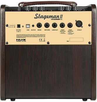 Combo pojačalo za elektroakustičnu gitaru Nux AC-80 Stageman II - 3