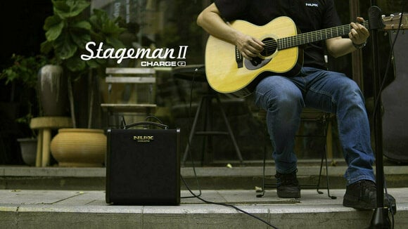 Combo til akustisk-elektrisk guitar Nux AC-80 Stageman II - 7