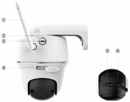 Systèmes de caméras intelligentes Reolink Argus PT 4MP 2K Blanc Systèmes de caméras intelligentes - 5