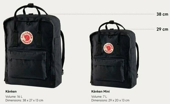 Lifestyle Backpack / Bag Fjällräven Kånken Sky Blue 16 L Backpack - 17