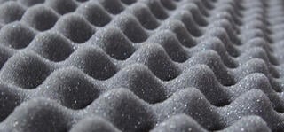 Απορροφητικό Πάνελ Αφρού Mega Acoustic Sinusoid Foam 50x50 Dark Grey Απορροφητικό Πάνελ Αφρού - 1