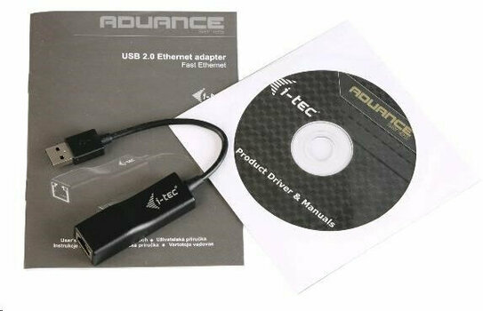 Adaptateur USB I-tec USB 2.0 Fast Ethernet Adapter Adaptateur USB Noir - 2