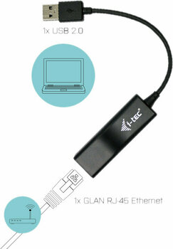 Adaptateur USB I-tec USB 2.0 Fast Ethernet Adapter Adaptateur USB Noir - 3
